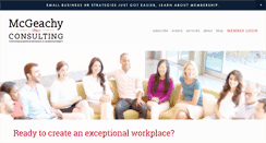 Desktop Screenshot of mcgeachyconsulting.com